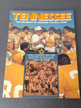 1987 University of Tennessee Volunteers Football Media Guide/Program
